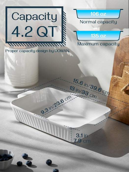 Casserole Dish, 9x13 Ceramic Baking Dish