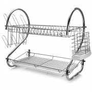 MegaChef 22 Inch Two Shelf Dish Rack - Home Traders Sources