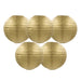 8 Inches 5 Pcs Golden Chinese Style Paper Lantern Blank Decorative Hanging Lanterns for Garden Party Wedding Lampshade - Home Traders Sources