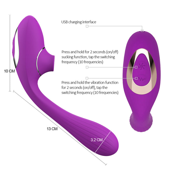 7 Frequency Clitorial Tongue Sucking Oral Simulator Toy - Home Traders Sources