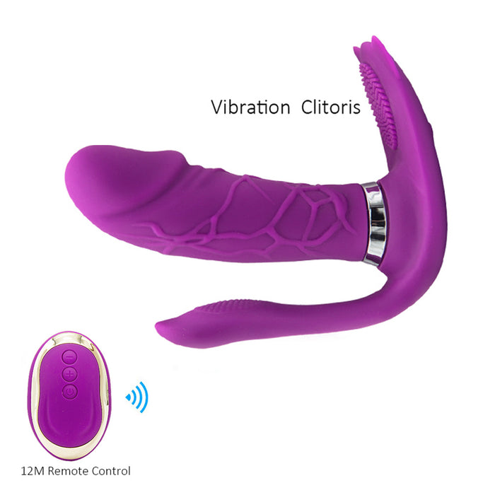 Pleasure Licking Wearable Vibrator Smooth Flexible Silicone - Home Traders Sources