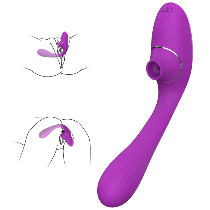 7 Frequency Clitorial Tongue Sucking Oral Simulator Toy - Home Traders Sources