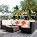 Backyard Patio Garden PE Rattan Sectional  Corner Sofa Furniture Set 7 Pieces - Home Traders Sources