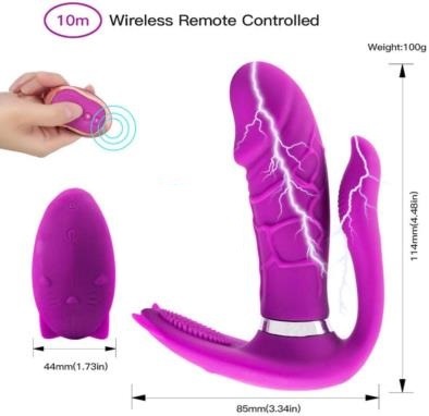 Pleasure Licking Wearable Vibrator Smooth Flexible Silicone - Home Traders Sources