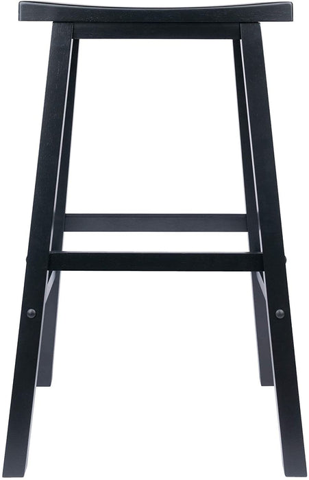 Winsome Satori Seat Bar Stool,  29", Black - Home Traders Sources