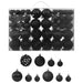 100 Piece Christmas Ball Set Black - Home Traders Sources