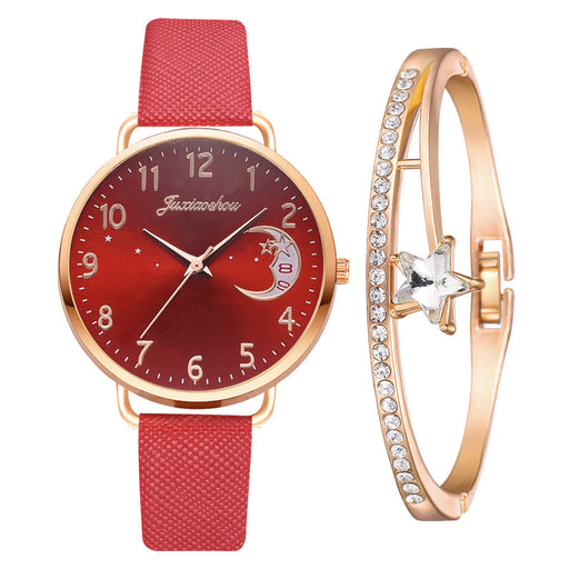 Ladies Quartz Watch Bracelet Set - Home Traders Sources