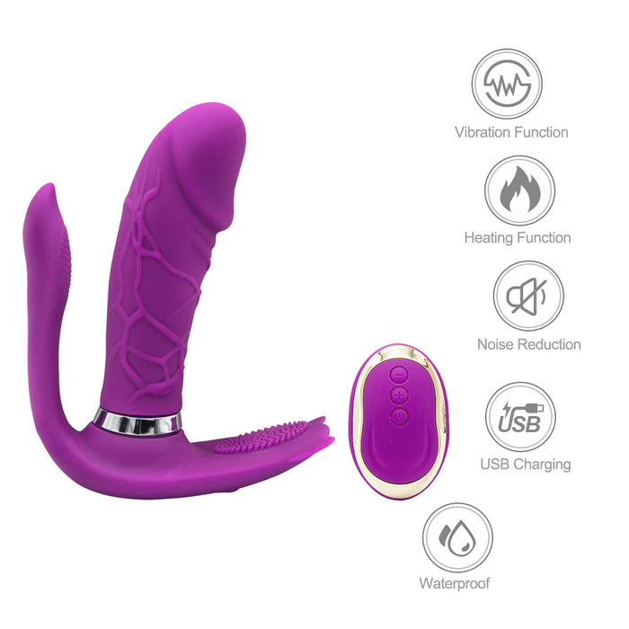 Pleasure Licking Wearable Vibrator Smooth Flexible Silicone - Home Traders Sources