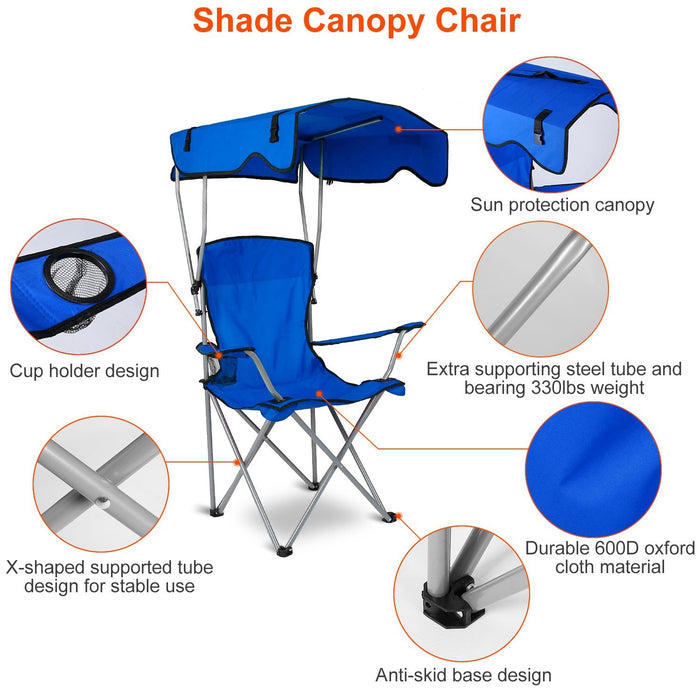 Foldable Beach Canopy Chair S - Home Traders Sources