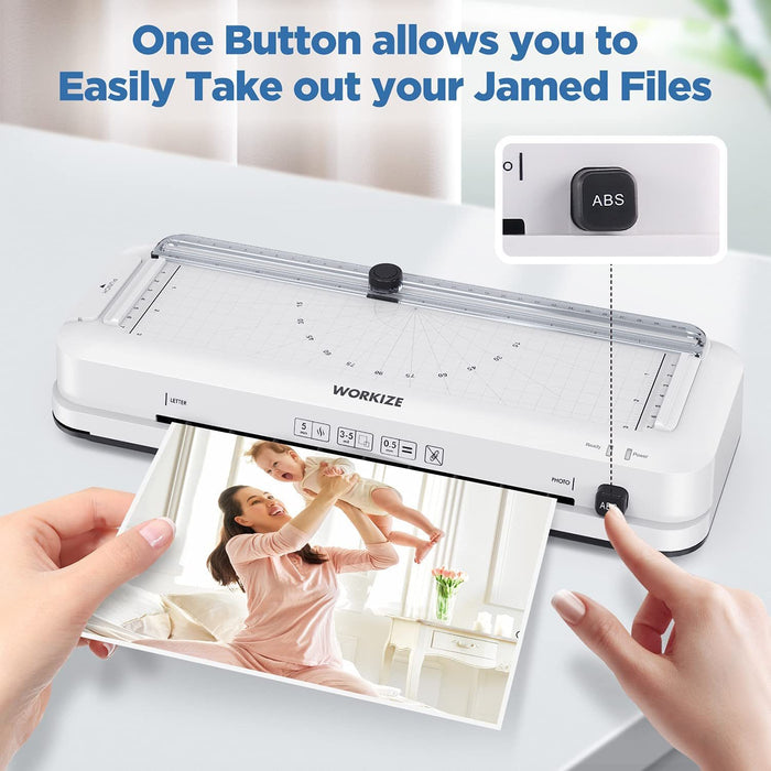 Laminator Machine with Laminating Sheets 20 Pouches,