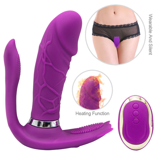 Pleasure Licking Wearable Vibrator Smooth Flexible Silicone - Home Traders Sources