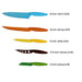 Oceanstar 6-Piece Non-Stick Coating knife set with Block, Elegant Black - Home Traders Sources