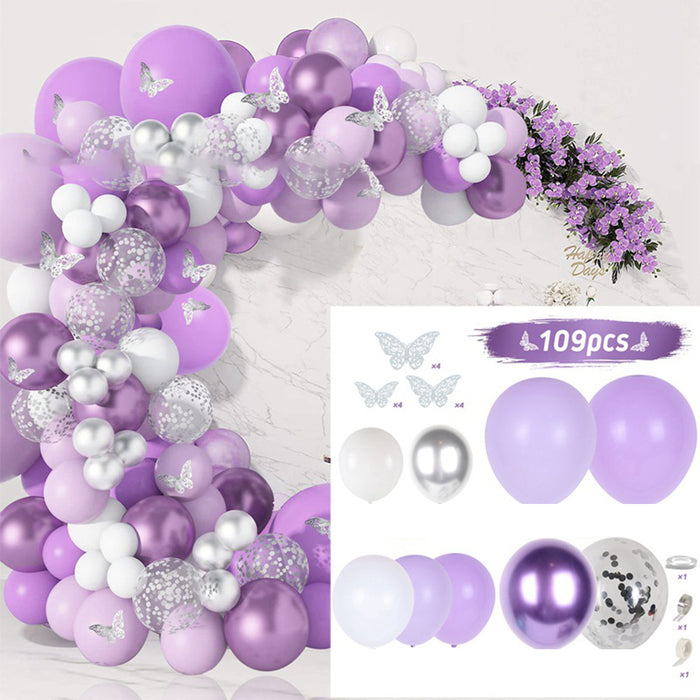 Butterfly Party Balloons Set Balloon Garland Arch Kit - Home Traders Sources