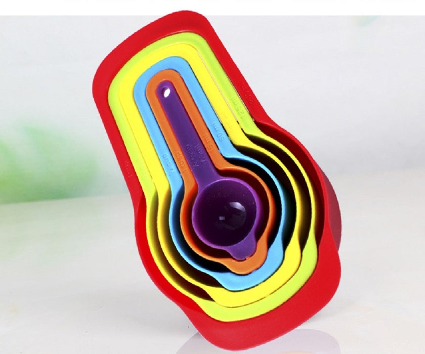 Multi-Color Measuring Cups and Spoons Set - Home Traders Sources